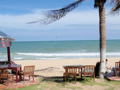 Le club de kite et sa plage...