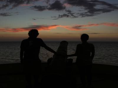 Couche de soleil sur Campeche