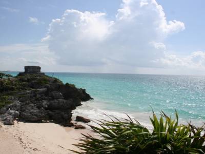 Le site Maya de Tulum, en bord de Mer