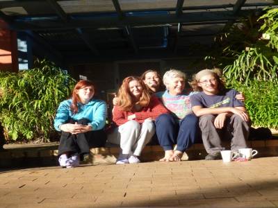 Photo souvenir de notre premiere woofing place