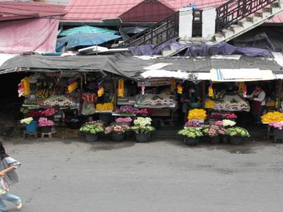 Le marché aux fleurs