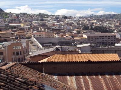 Les toits de Quito, la capitale 