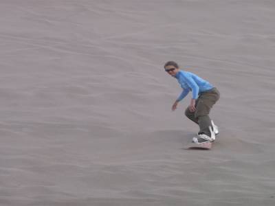 Sandboard a la Vallee de la Muerte
