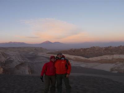 Couche de soleil a la Vallee de la Luna