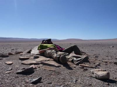 Petite sieste au milieu du desert
