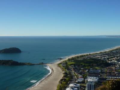 Au sommet de mount Maunganui