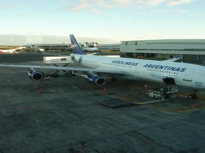 Notre avion jusqu'à Auckland