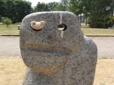 Petit cochon au Parc des sculptures