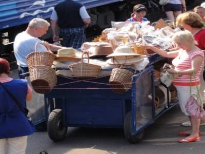 Vendeur sur le quai