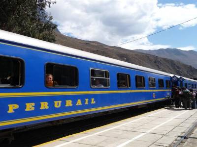 Depart en train pour Aguas Calientes