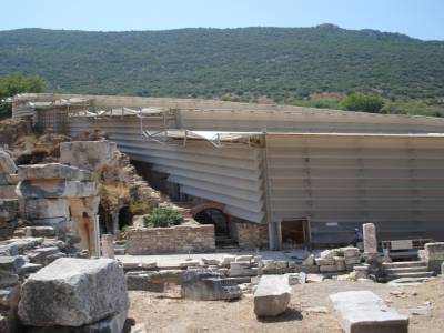 vue des maisons terrasses