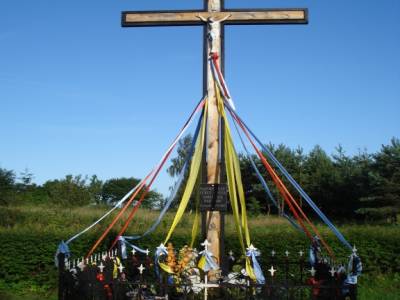 Un calvaire parmi d'autres sur le bord de la route