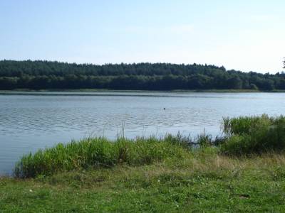 Baignade dans un lac en guise de toilette
