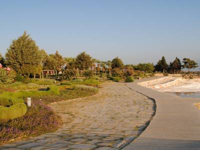 coucher de soleil pamukkale