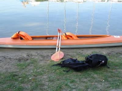 Notre kayak...pas tout jeune !