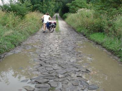 Le chemin pour atteindre Zalec est un peu...délicat !