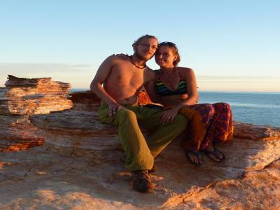 Couche de soleil avec un petit cote romantique cette fois...