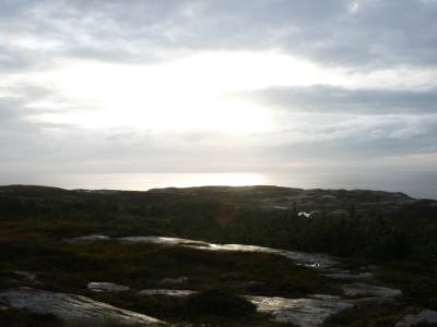 coucher de soleil à Kristiansund 