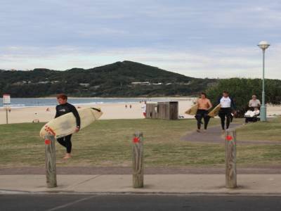 Surfeur de Byron