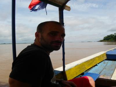 Viree bateau sur le Mekong pour voir les dauphins d eau douce d Irrawaddy