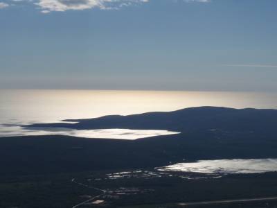 En redescendant la montagne... 