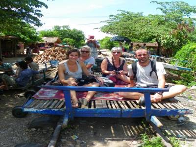 Bamboo train