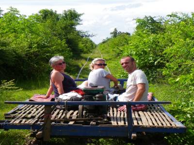 Bamboo train