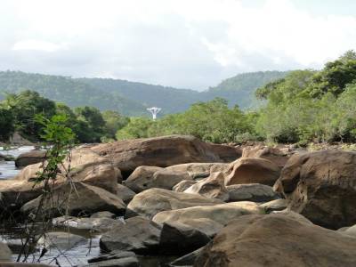Baignade aux chutes de Tek  Chhou
