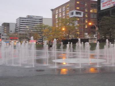 La fontaine de la place des arts