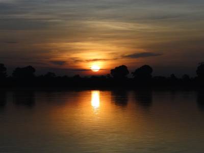 Lever de soleil de Sra Srang