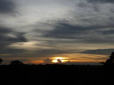 Coucher de soleil de Pre Rup