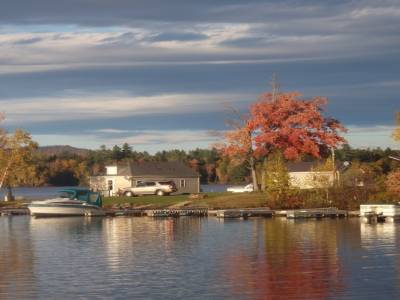 Un des nombreux lacs dans le Maine