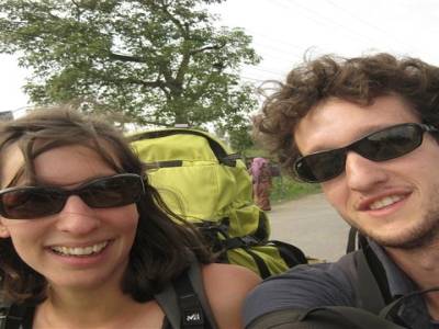 CycloRickshaw entre Nepal et Inde