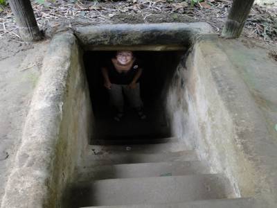 L'entree d'un tunnel.