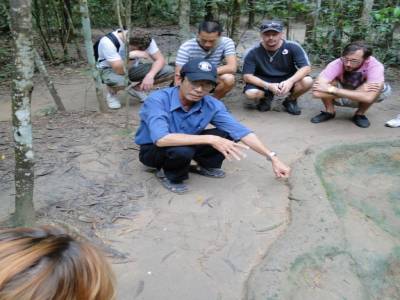 Position des Viet-Cong durant des annees...