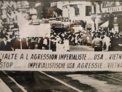 Manifestation anti-americaine... a Bruxelles