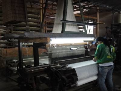L'usine de soie. 