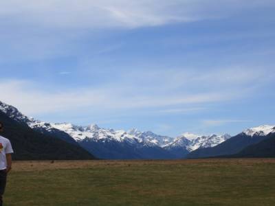 Sur la route de Milford Sound