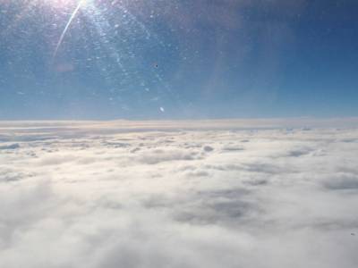 Dans l'avion pour Orly