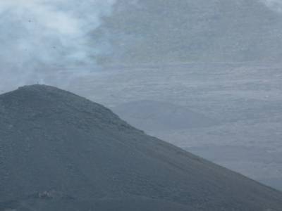 Le Volcan en éruption