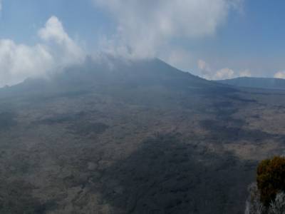 Panorama sur le Piton de la Fournaise