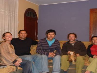 Notre famille d'acceuil Péruvienne