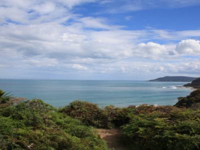 la mer depuis Wye river
