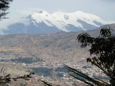 Vue depuis la Paz