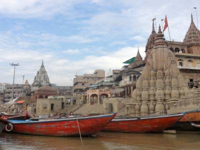Sur les ghats à Varanasi
