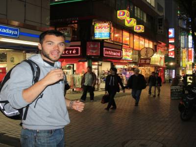 brochette de frais à Kabukicho