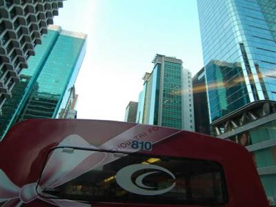 Dans les rues de hong kong