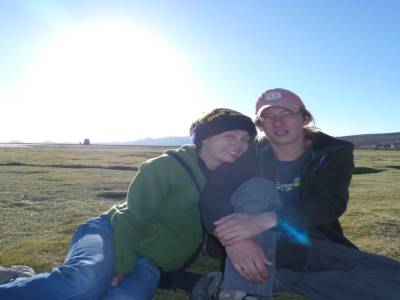 Petite pause le long du Salar,