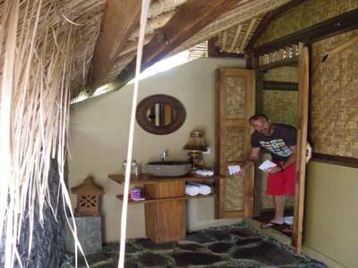 salle de bain a l exterieur