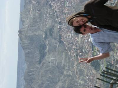 Fred et Tom en plein calin